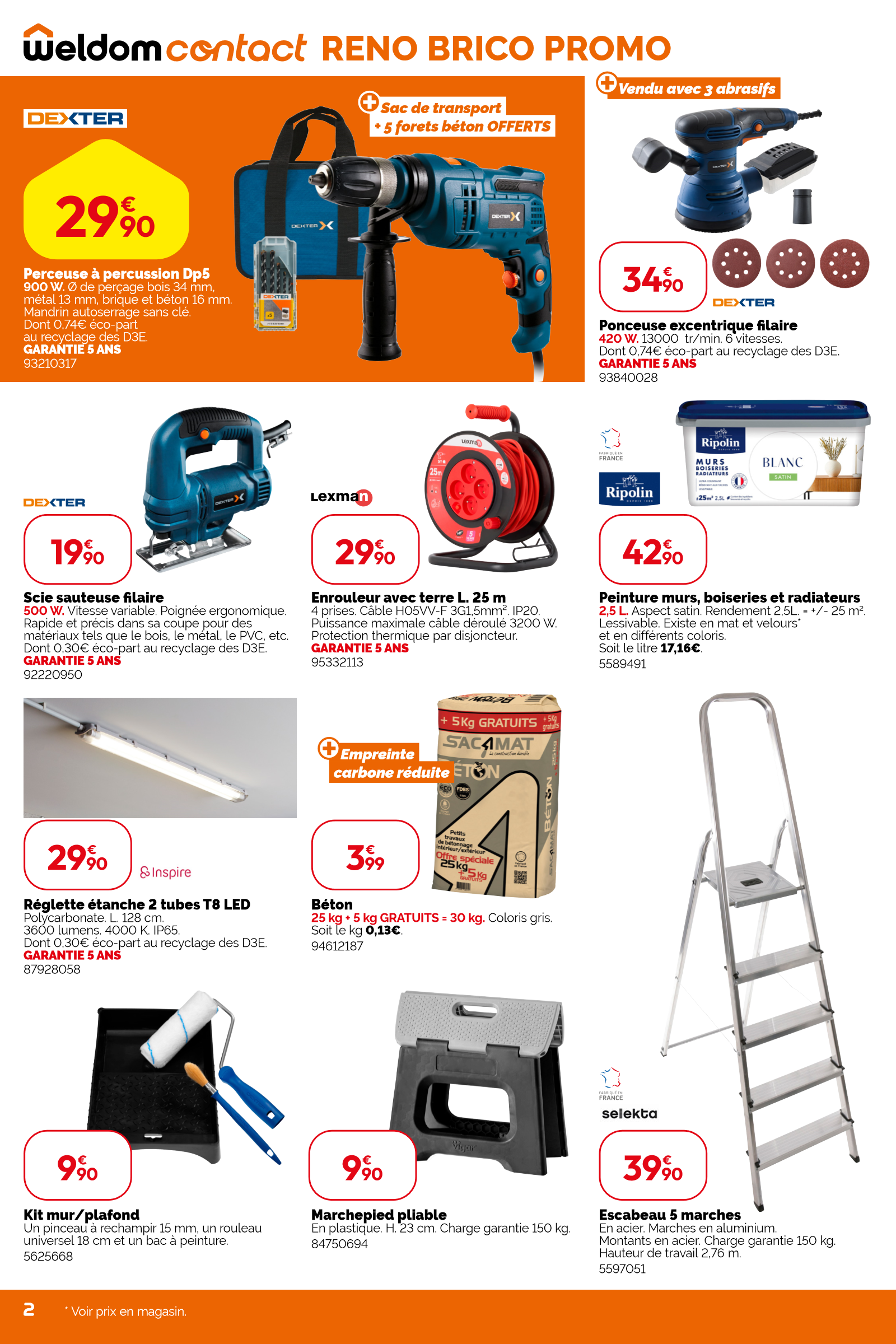 Tract Réno Brico Promo, page 2 sur 4